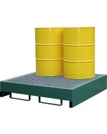 4 Drum Metal Bunded Spill Pallet