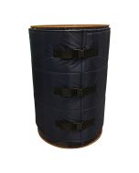 Wrap around passive insulation drum jacket