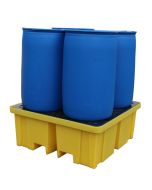 4 drum spill pallet extra large bund