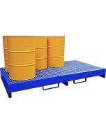 8 Drum Metal Bunded Spill Pallet