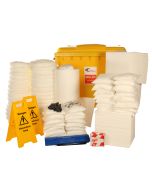 Large 1000ltr oil and fuel spill kit for large spill emergencies