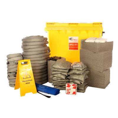 Large 500ltr spill kit for general purpose spills of non hazardous liquids