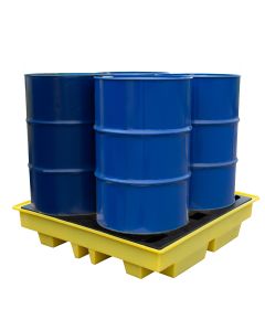 4 Drum Spill Pallet with Low Profile Deck