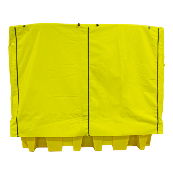 Spill pallet with cover down