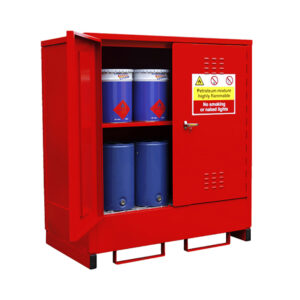 External Bunded Store for 16 Small Drums