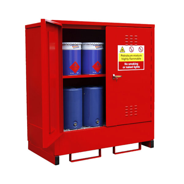 External Bunded Store for 16 Small Drums