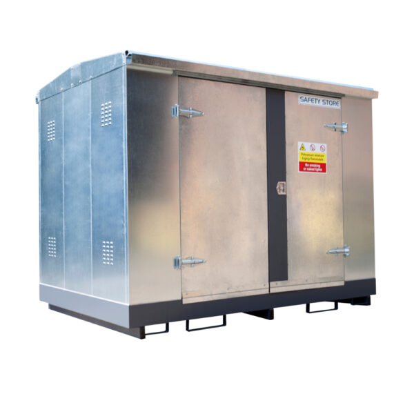 Galvanised Bunded Store Double Doors