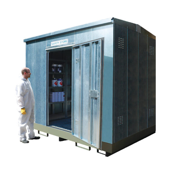 Galvanised Bunded Store