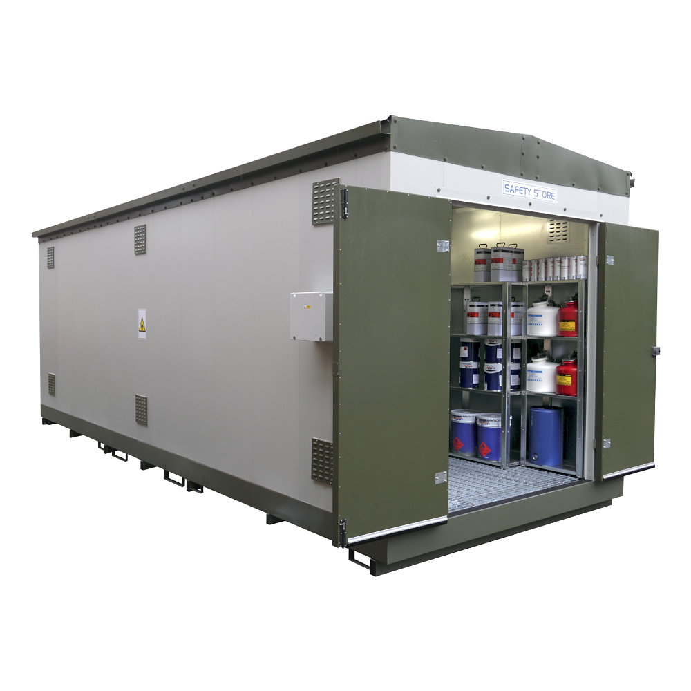 Relocatable Fire Rated Bunded Store