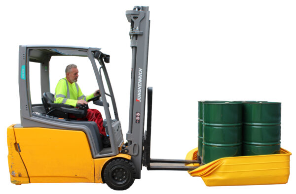 4 drum bund inserting pallet