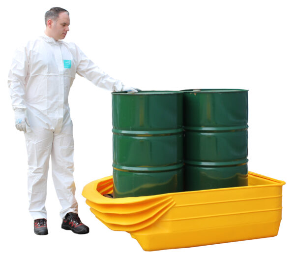2 drum spill pallet bun