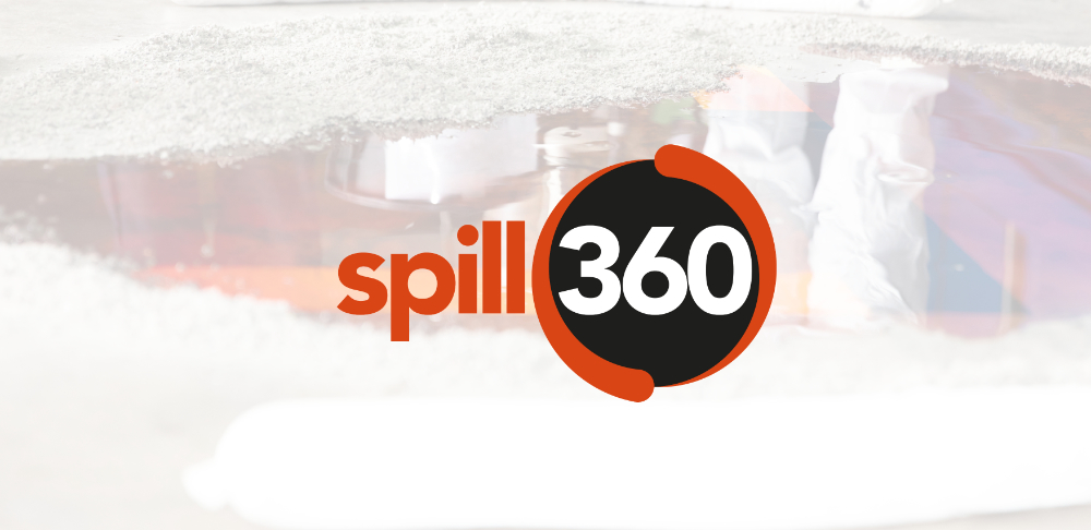 Spill360 completed managed spill programme logo with spill background