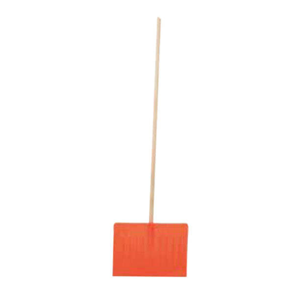 Snow Pusher with Wooden Pole