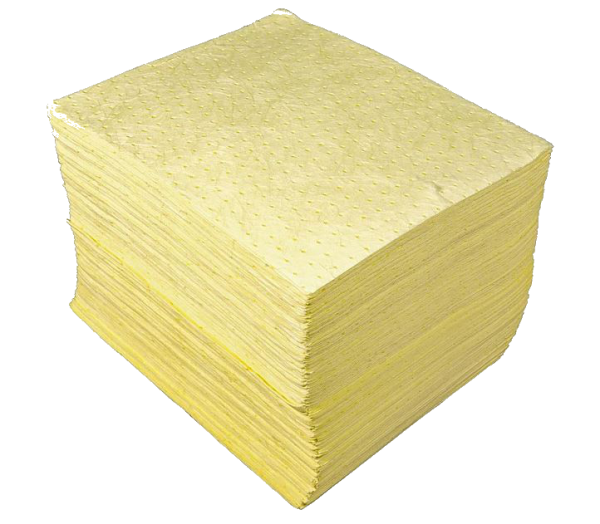 Premium Chemical Absorbent Mats 100 Pack
