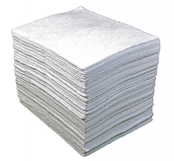 Premium Oil Absorbent Mats 100 Pack