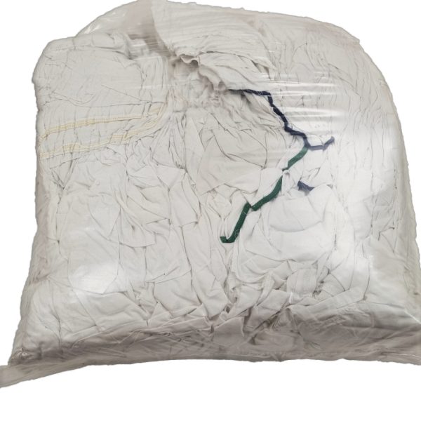 White Cotton Sheeting Wipers 10Kg Bag - Image 2