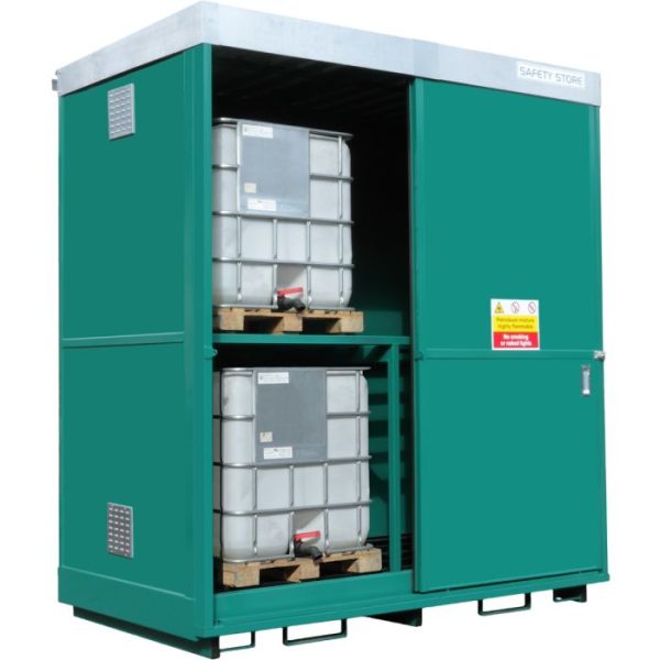 16 Drum / 4 IBC Bunded Storage Container
