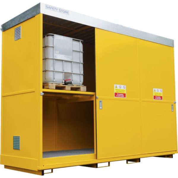 24 Drum / 6 IBC Bunded Storage Container