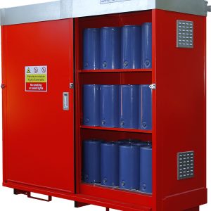 External Bunded Store for 48 small drums