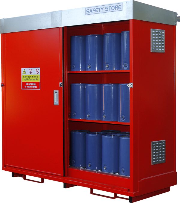 External Bunded Store for 48 small drums