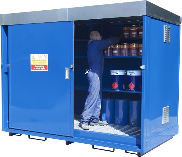 External Bunded Store for 80 small drums