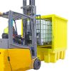 Single IBC Spill Pallet with Steel Cover - Image 4