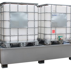 Double Galvanised IBC Bunded Spill Pallet