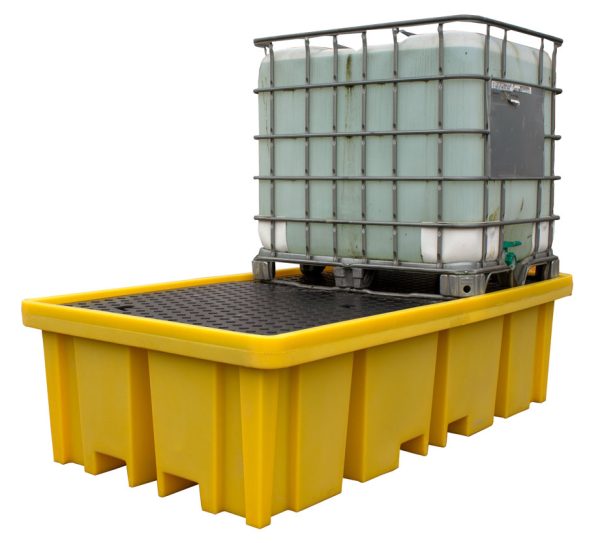 Double IBC Spill Pallet with 4-Way Entry