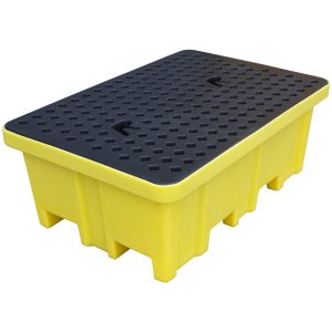Drum Spill Pallet with 4 way forklift entry