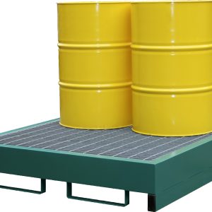 Metal Drum Spill Pallet with bund