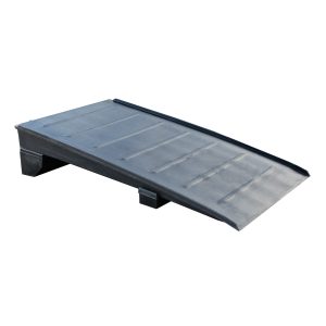 Ramp for covered spill pallets