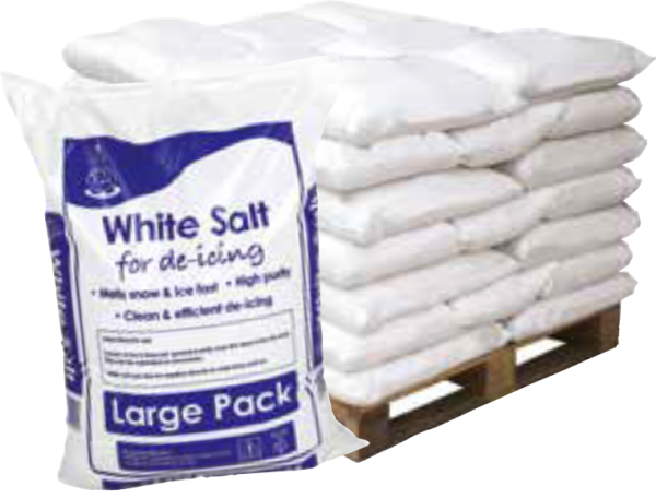 De-Icing Salt 42 x 25kg Bags on Pallet