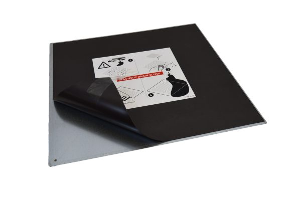 Magnetic Drain Cover with Wall Mounted Holder