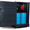 Drumbank for 4 Drums with shelf COSHH Compliant - Image 2