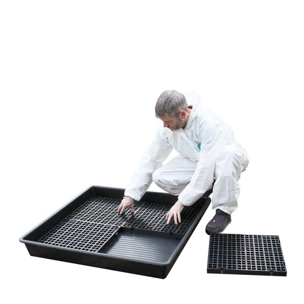 Drip Tray with Removable Grid - LWH  1000 x 1000 x 120mm - Image 2