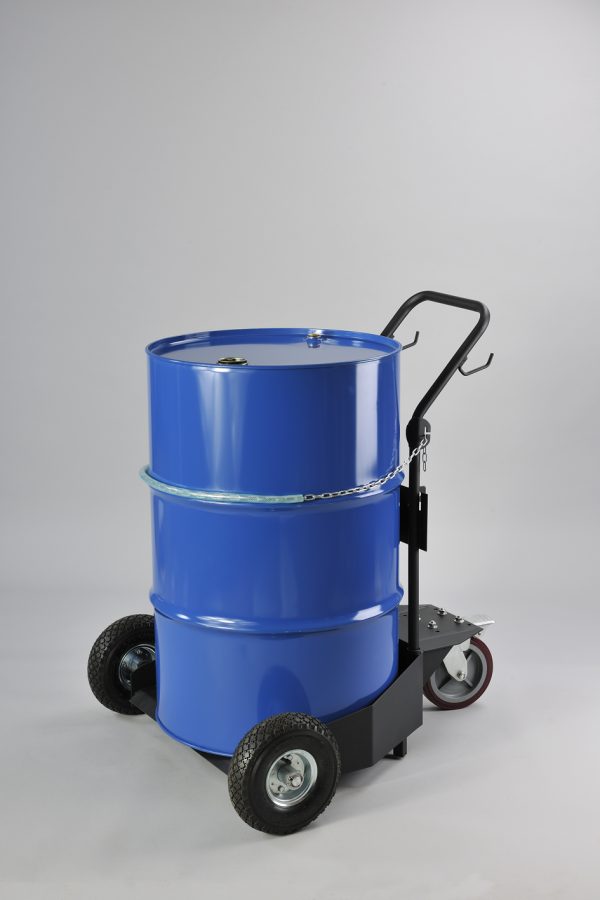 Heavy Duty Drum Trolley with Pneumatic Tyres