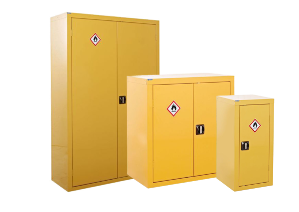 Hazardous Liquid Cupboard with shelves