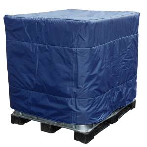 Insulated Full cover in Blue Nylon without openings.