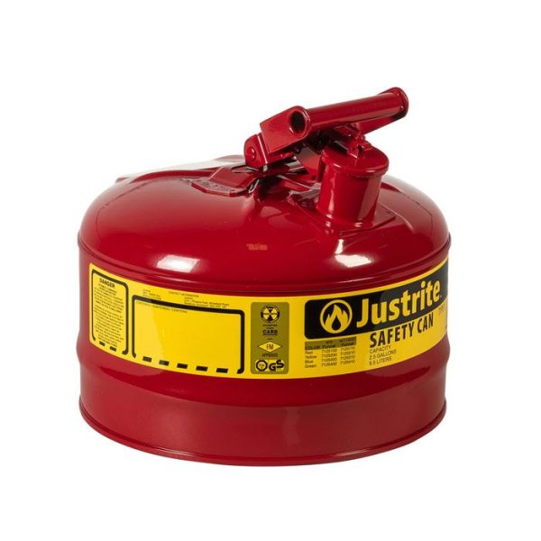 Justrite Safety Can Red Swinging Handle Type 1 - Image 3