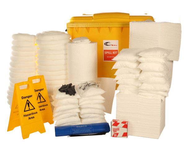 1000Ltr Oil and Fuel Spill Kit Refill Pack