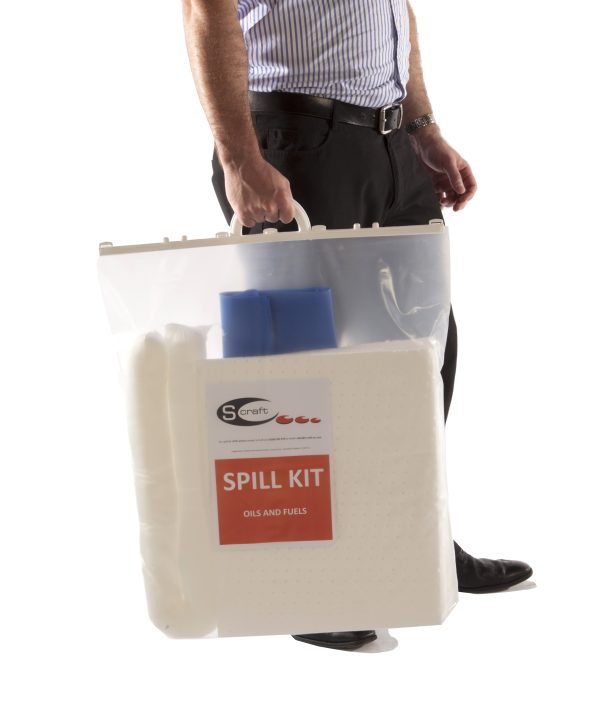15ltr Oil & Fuel Emergency Spill Kit Bag
