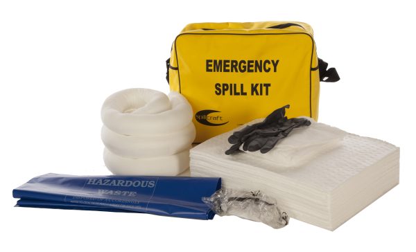 50Ltr Oil and Fuel Emergency Spill Kit Bag