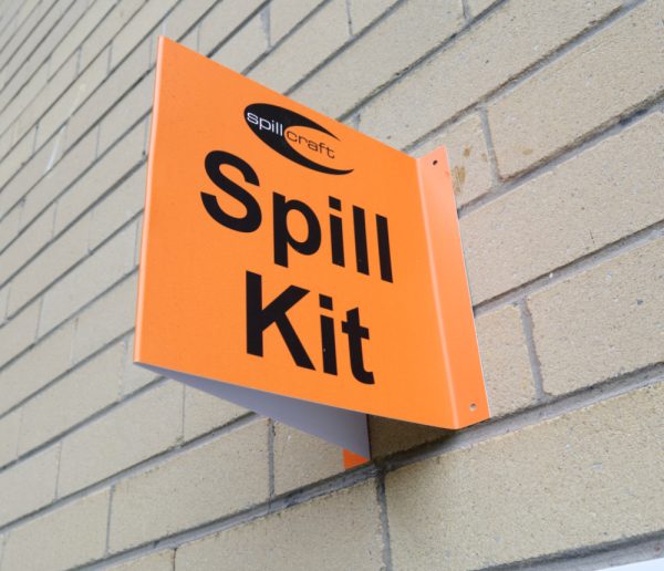 Emergency Spill Kit Sign - Wall Mounted