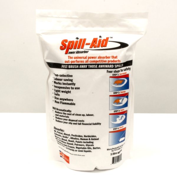 Spill-Aid Super Absorbent Powder 5 Ltr Pouch - Image 2