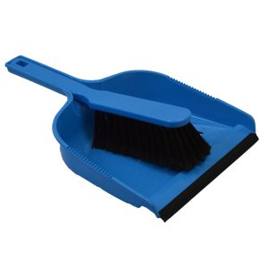 Plastic Dustpan & Soft Brush Set