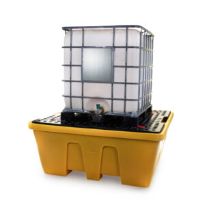 Single nestable IBC spill pallet