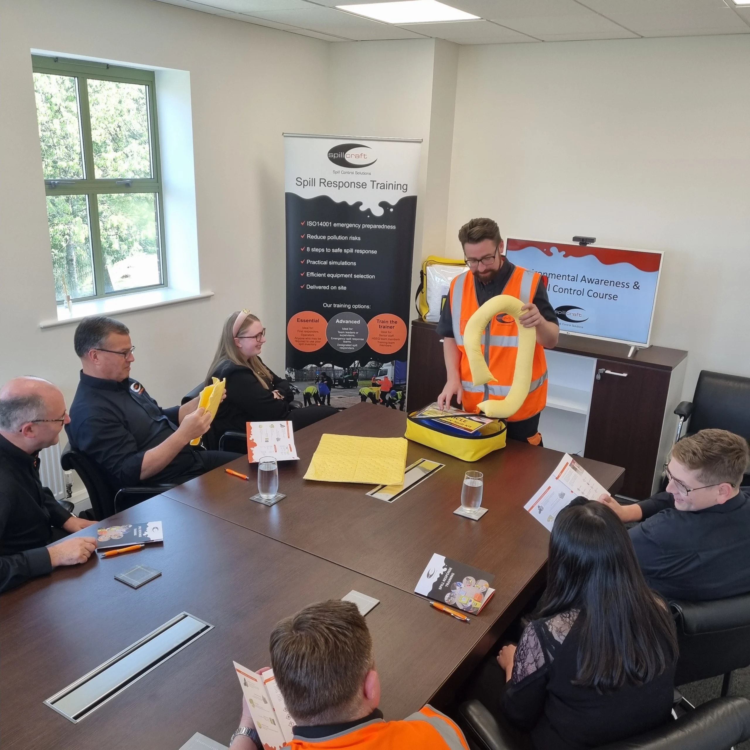 Image Of SpillCraft Team During Spill Response Training And Emergency Response Plan
